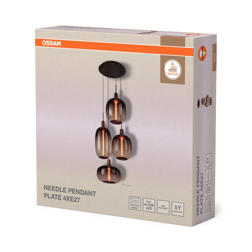 Osram - Strömkabel till NEEDLE PENDANT 4xE27/25W/230V antracit