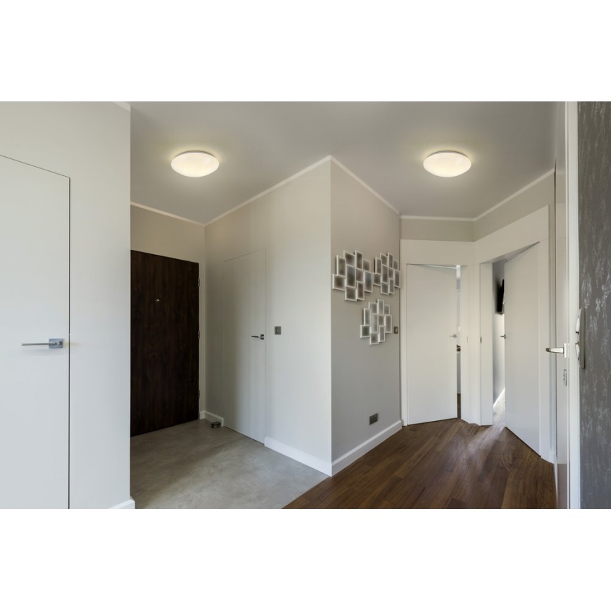 Osram - Taklampa CEILING ESSENTIAL 2xE27/25W/230V Ø 35 cm vit