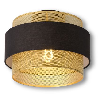 Osram - Taklampa DECOR HORNET 1xE27/10W/230V Ø 30 cm svart/guld