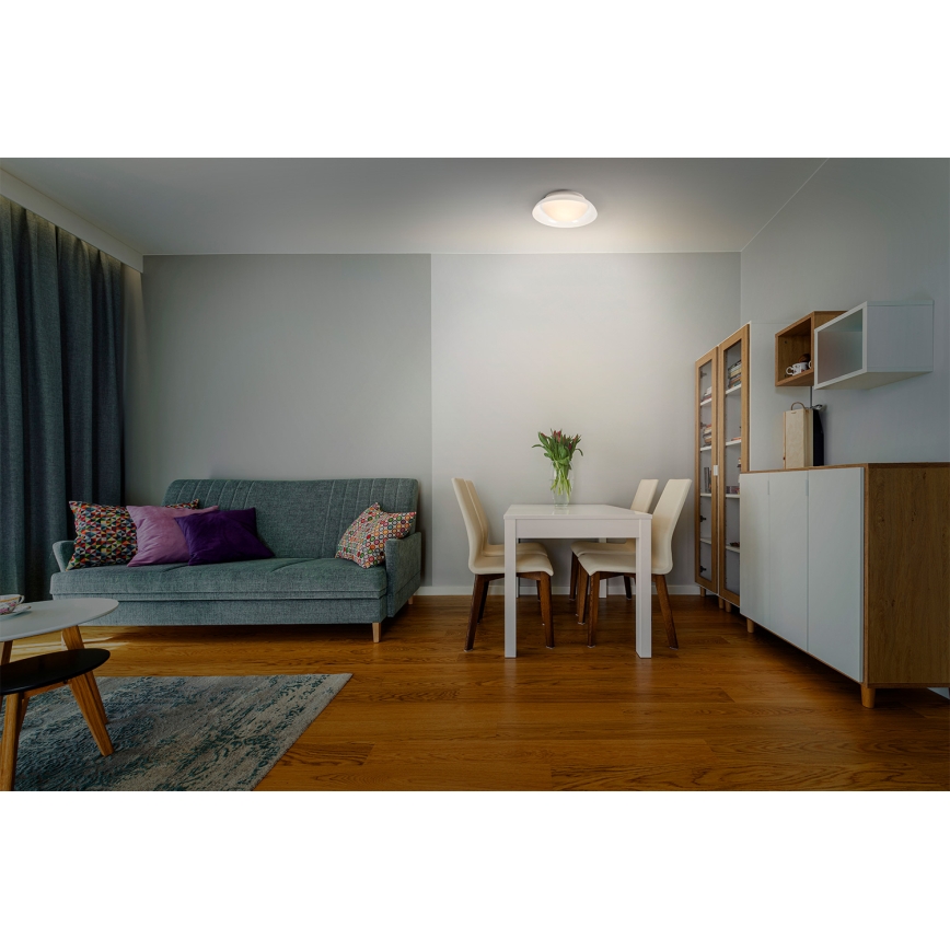 Osram - Taklampa ORBIS MILAN 2xE27/10W/230V Ø 30,5 cm brun