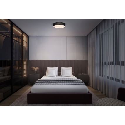 Osram - Taklampa ORBIS PARIS 1xE27/25W/230V Ø 30 cm svart