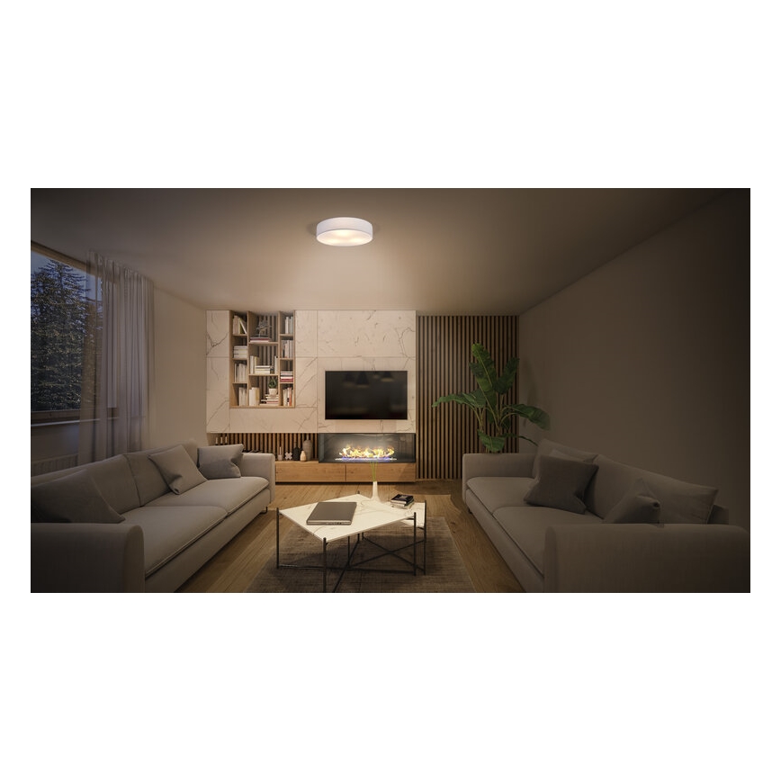 Osram - Taklampa ORBIS PARIS 1xE27/25W/230V Ø 30 cm vit