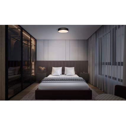 Osram - Taklampa ORBIS PARIS 2xE27/25W/230V Ø 40 cm svart