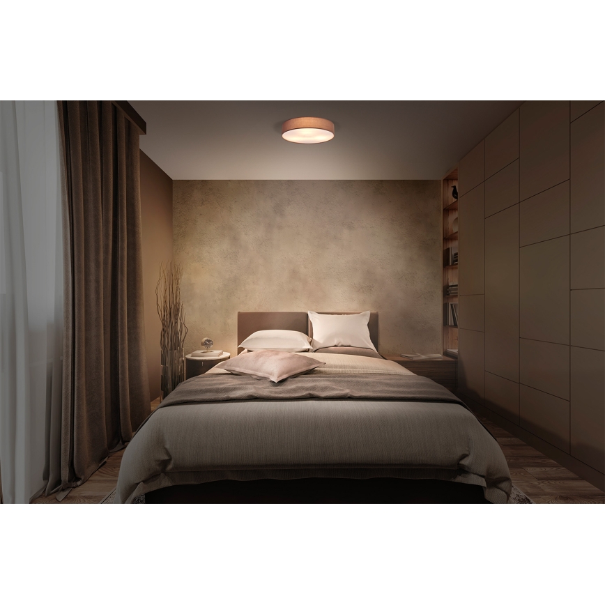 Osram - Taklampa ORBIS PARIS 3xE27/15W/230V Ø 48 cm brun