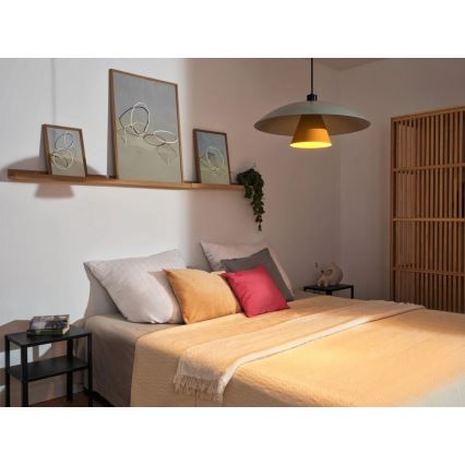 Osram - Takpendel DECOR FLYING MUSHROOM 1xE27/25W/230V Ø 50 cm grön