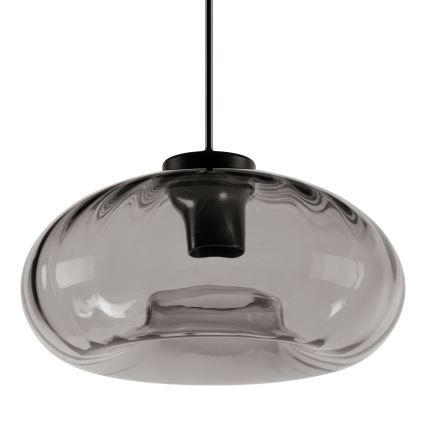 Osram - Takpendel med kabel DECOR SMOKE 1xE27/12W/230V Ø 28 cm svart/rökgrå