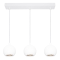 Osram - Takpendel SPOT SPHERAL med vajer, 3× GU10 (6 W), 230 V, vit