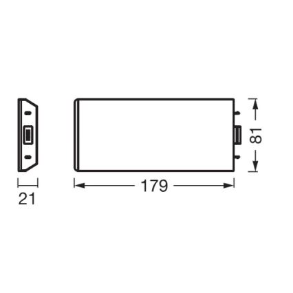 Osram - Kompletteringssats för LED-underskåpsarmatur UNDERCABINET LED/3,85W/36V 3000K 8,1x17,9 cm vit