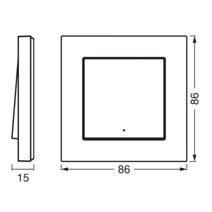 Osram - Trådlös 1-knappsbrytare SMART+ 5 V Wi‑Fi