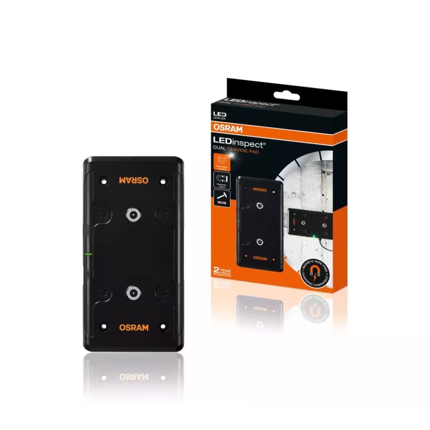 Osram - Trådlös magnetisk laddplatta LEDINSPECT DUAL CHARGE PAD 5V