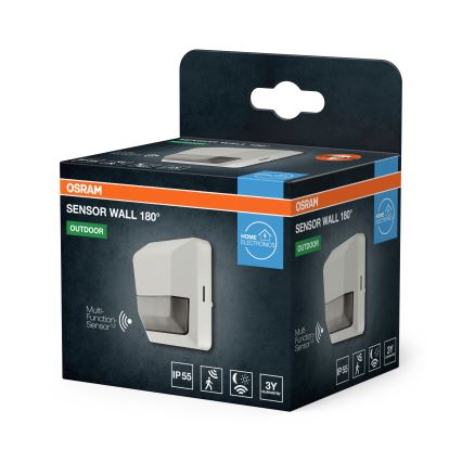 Osram - Utomhus infraröd rörelsesensor 230V IP55 vit