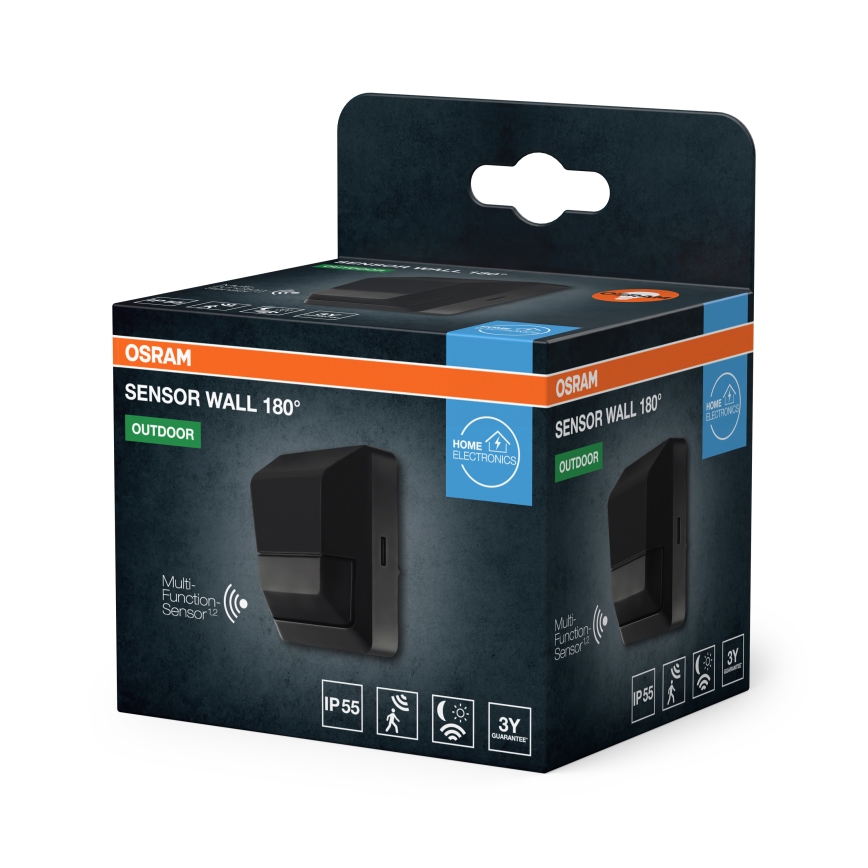 Osram - Utomhus PIR-rörelsesensor 230V IP55 antracit