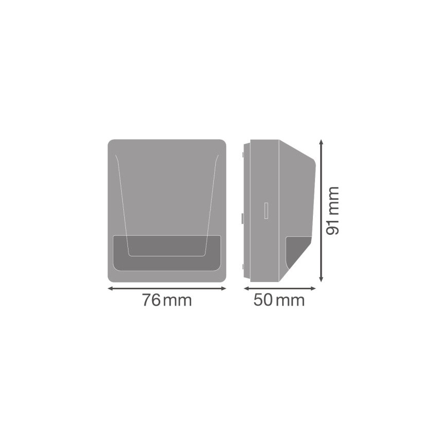 Osram - Utomhus PIR-rörelsesensor 230V IP55 antracit