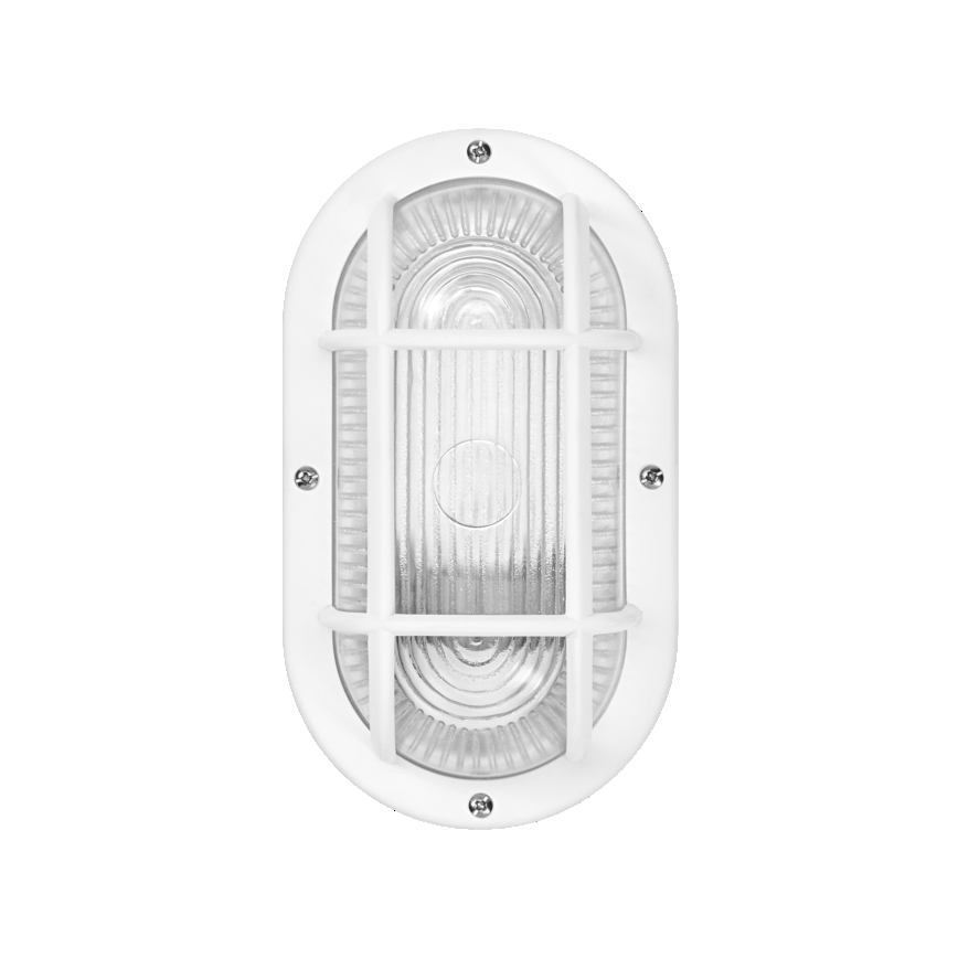 Osram - Utomhus väggarmatur BULKHEAD 1xE27/10W/230V IP54 vit