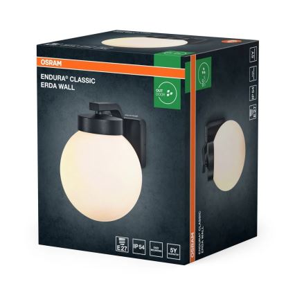 Osram - Utomhusvägglampa ENDURA CLASSIC 1xE27/40W/230V IP54 antracit