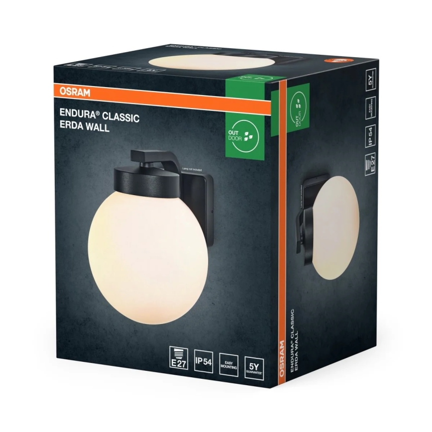 Osram - Utomhusvägglampa ENDURA CLASSIC 1xE27/40W/230V IP54 antracit