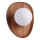 Osram - Vägglampa ACACIA NEST 1xG9/5W/230V i akaciaträ