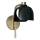 Osram - Vägglampa DECOR COROLLE 1xG9/20W/230V svart/guld