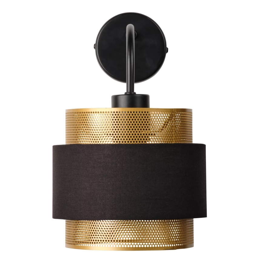 Osram - Vägglampa DECOR HORNET 1xE27/10W/230V svart/guld