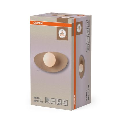Osram - Vägglampa DECOR PEARL 1xG9/5W/230V beige