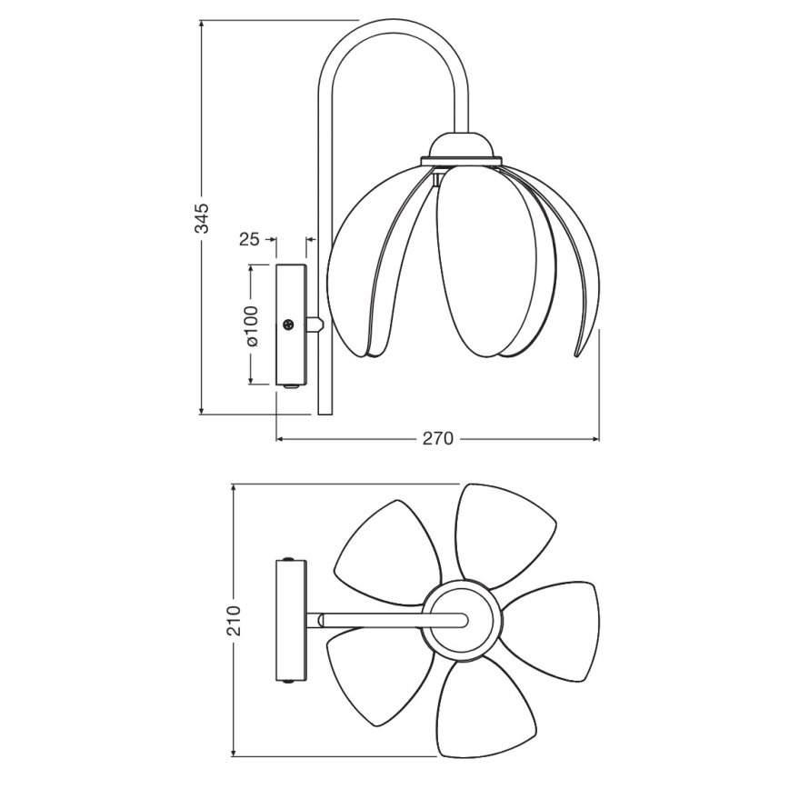 Osram - Vägglampa DECOR RATTAN 1xE27/15W/230V beige/svart