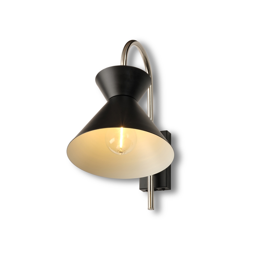Osram - Vägglampa DECOR WAIST 1xE27/40W/230V svart