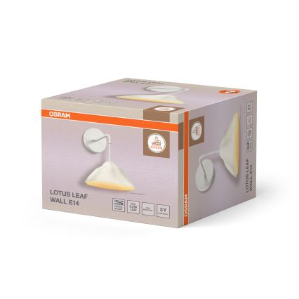 Osram - Vägglampa LOTUS LEAF 1xE14/5,5W/230V