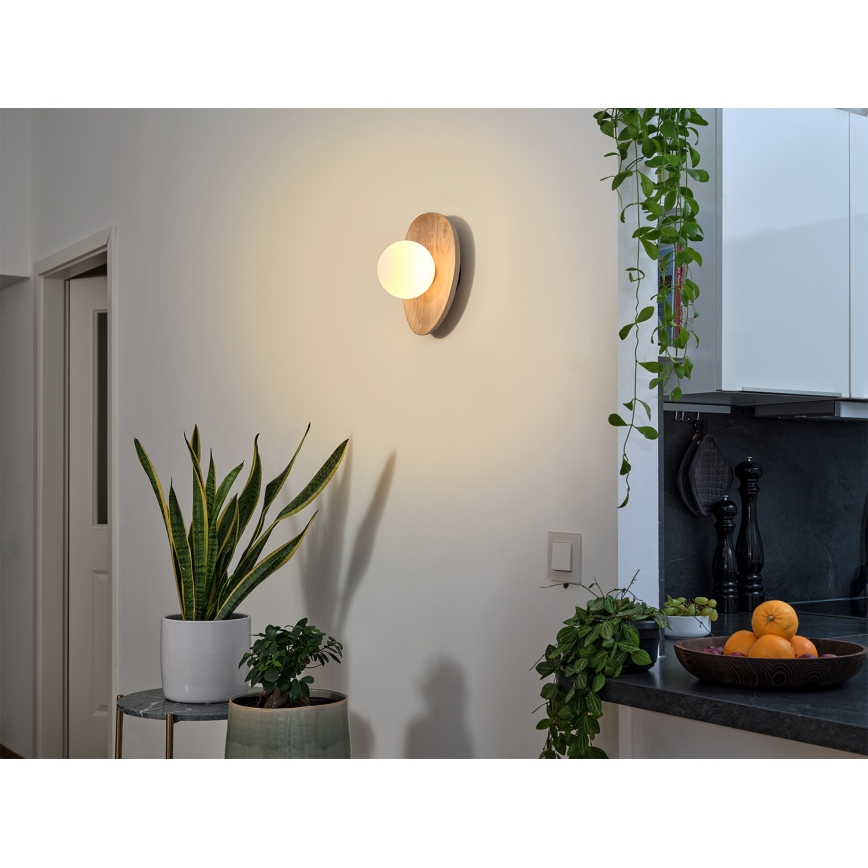 Osram - Vägglampa WOOD NEST 1xG9/5W/230V gummiträ