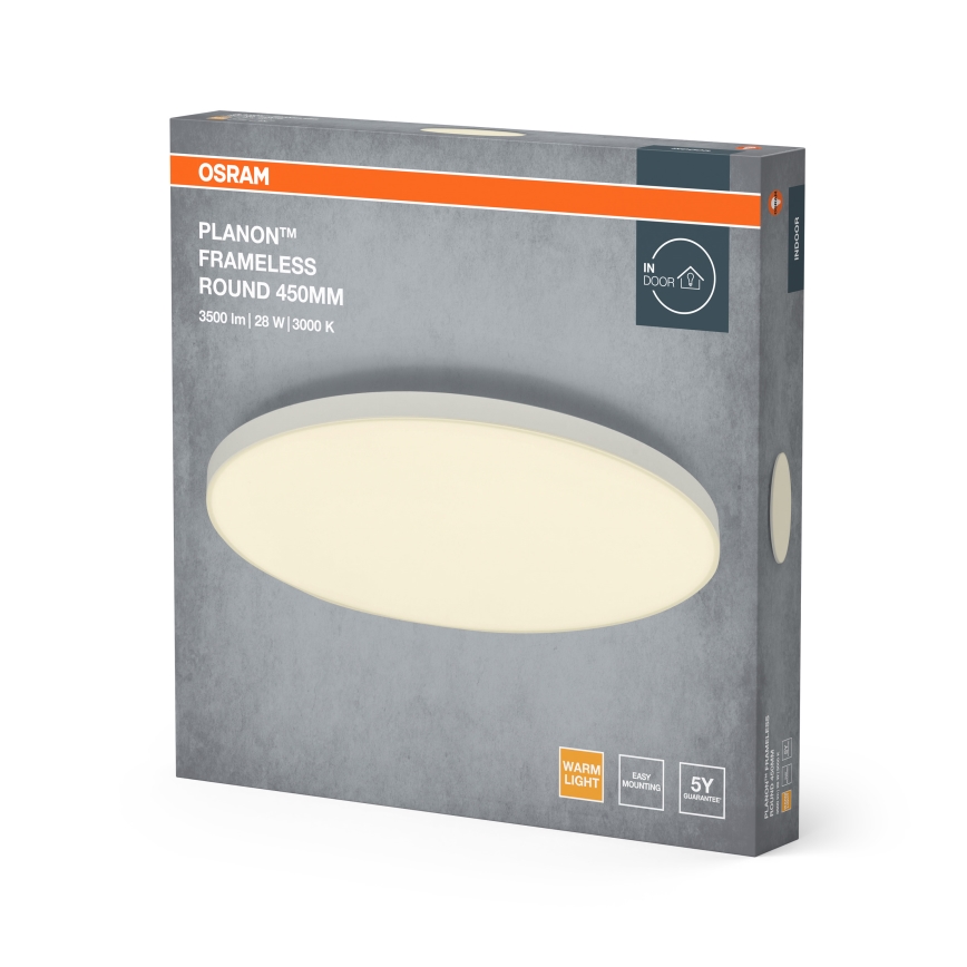 Osram - Ytmonterad LED-panel PLANON LED/28W/230V 3000K Ø 45 cm vit