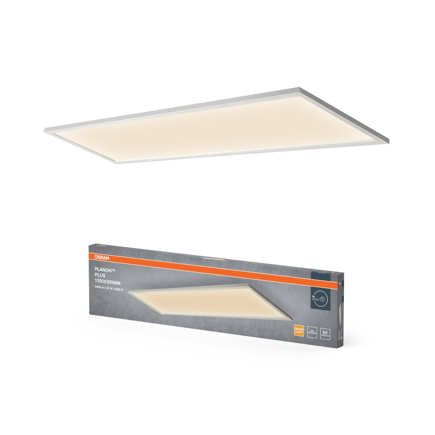 Osram - ytmonterad LED-panel PLANON LED/40W/230V 3000K 30x120 cm vit