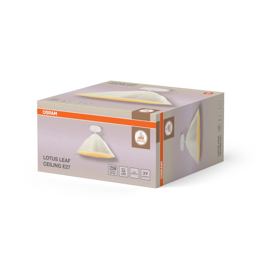 Osram - Ytmonterad taklampa LOTUS LEAF 1xE27/9W/230V Ø 39,6 cm