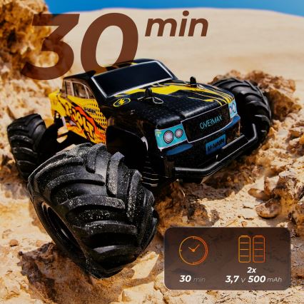 Overmax - Radiostyrd bil X-JOLT 1000 mAh svart/gul