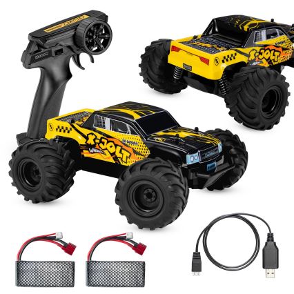Overmax - Radiostyrd bil X-JOLT 1000 mAh svart/gul