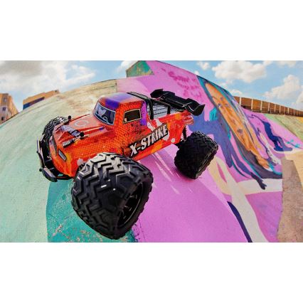 Overmax - Radiostyrd bil X-STRIKE 3000 mAh svart/orange