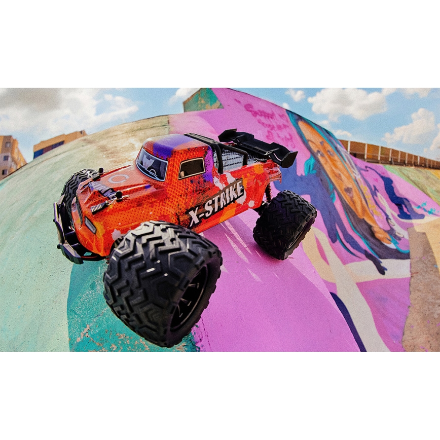 Overmax - Radiostyrd bil X-STRIKE 3000 mAh svart/orange