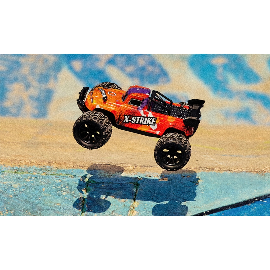 Overmax - Radiostyrd bil X-STRIKE 3000 mAh svart/orange