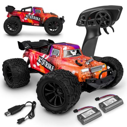 Overmax - Radiostyrd bil X-STRIKE 3000 mAh svart/orange