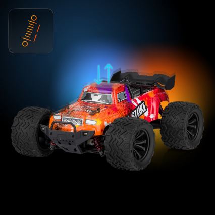 Overmax - Radiostyrd bil X-STRIKE 3000 mAh svart/orange