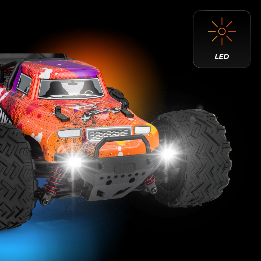 Overmax - Radiostyrd bil X-STRIKE 3000 mAh svart/orange