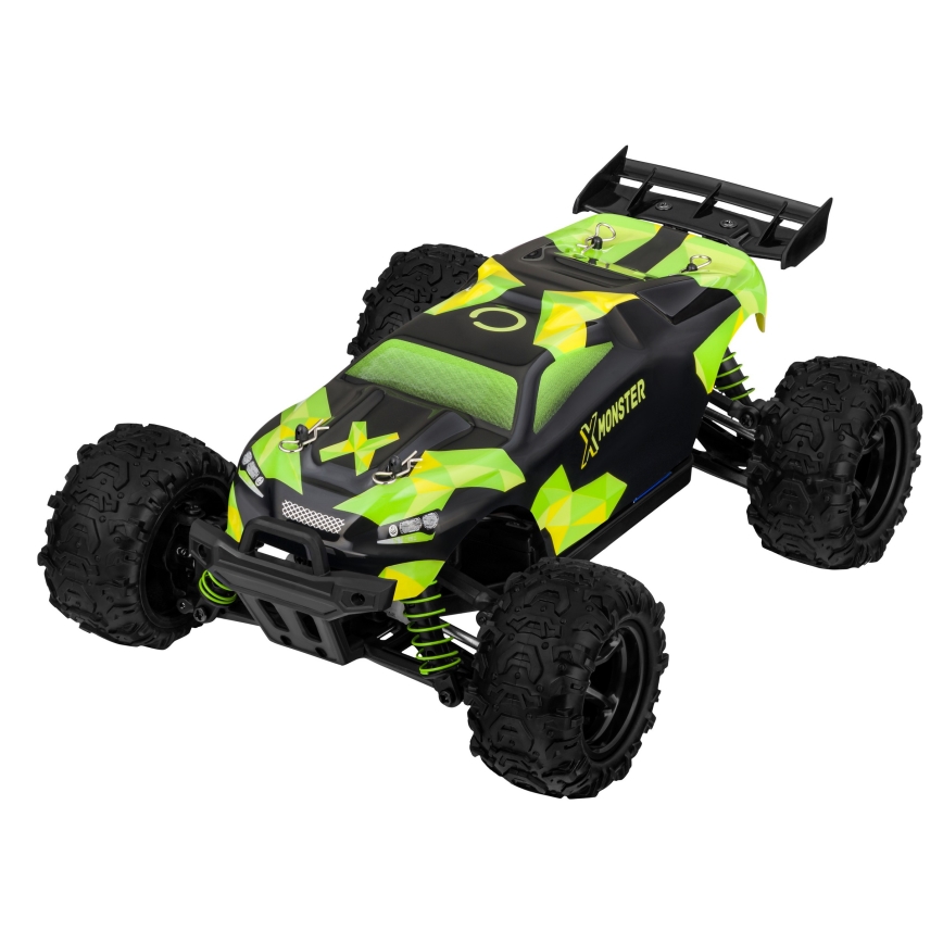 Overmax - radiostyrd 2-i-1-bil X-MONSTER 3.5, 1700 mAh, svart/röd/grön