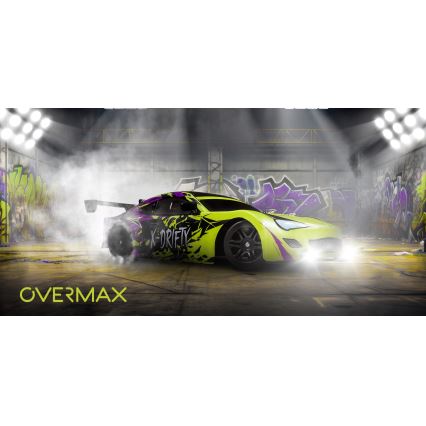 Overmax - RC-driftbil med fjärrkontroll X-DRIFT 1000 mAh gul/lila