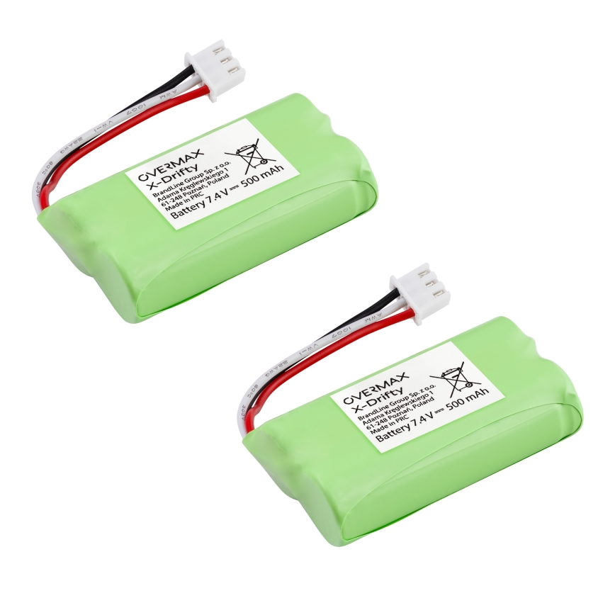 Overmax - RC-driftbil med fjärrkontroll X-DRIFT 1000 mAh gul/lila
