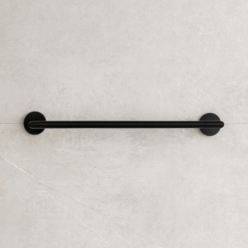 P.M.H. IN1B-L - Elektrisk handdukstork INGA 17W/230V 85,9 cm IP44 vänster/svart