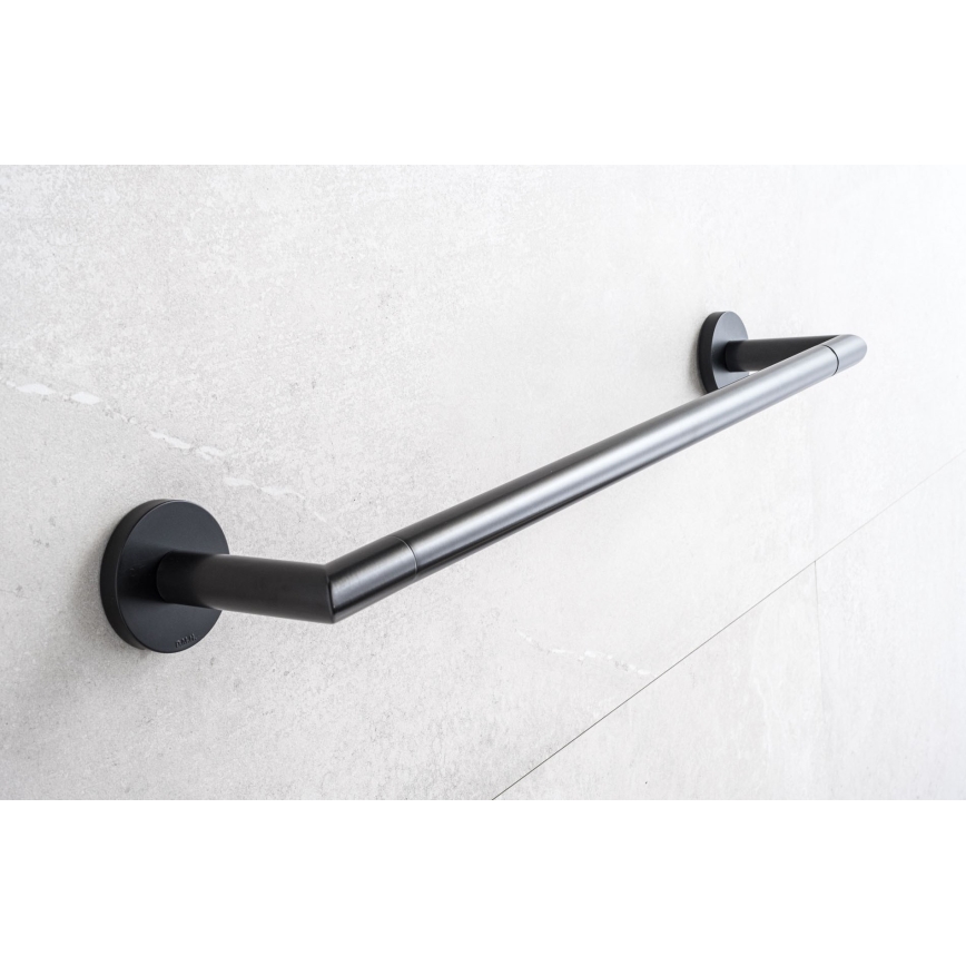 P.M.H. IN1B-L - Elektrisk handdukstork INGA 17W/230V 85,9 cm IP44 vänster/svart