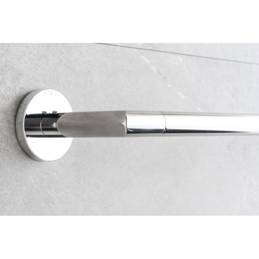 P.M.H. IN1SS-L - Elektrisk handdukstork INGA 17W/230V 85,9 cm IP44 vänster/polerat rostfritt stål