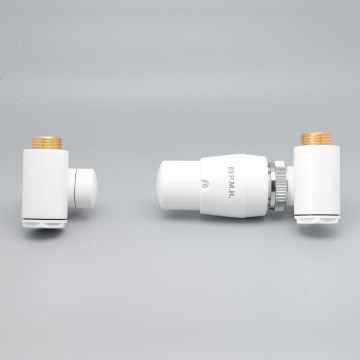 P.M.H. INTER-RW - Ventil med termostathuvud INTER, höger/vit