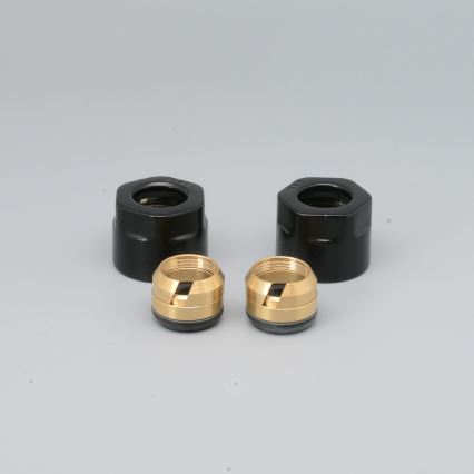 P.M.H. M15B4024 - Kompressionskoppling för ventil VISION/INTER, svart/koppar, 15 mm