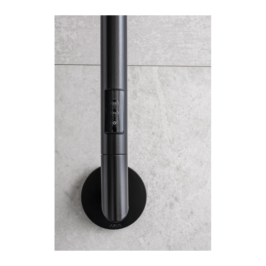 P.M.H. OL1B - Elektrisk handdukstork OLE 24W/230V 170 cm IP44 svart