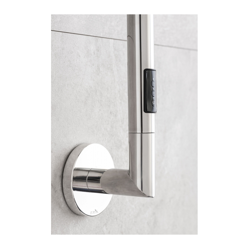 P.M.H. OL1SS - Elektrisk handdukstork OLE 24W/230V 170 cm IP44 polerat rostfritt stål