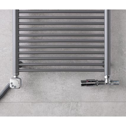 P.M.H. UNIKO-LC-EK - Ventil med termostatisk ventilhuvud UNIKO vänster/polerad krom